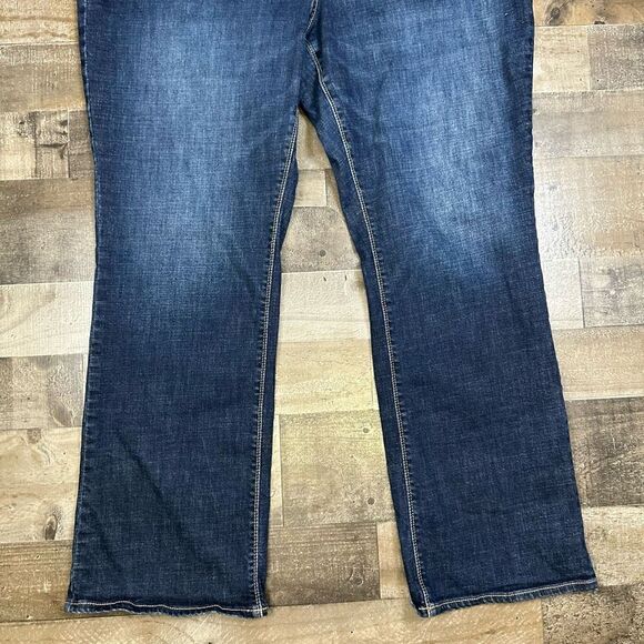 Seven 7 For All Mankind Jeans Women’s Size 26 Bootcut Blue Denim Dark Wash - Picture 5 of 11